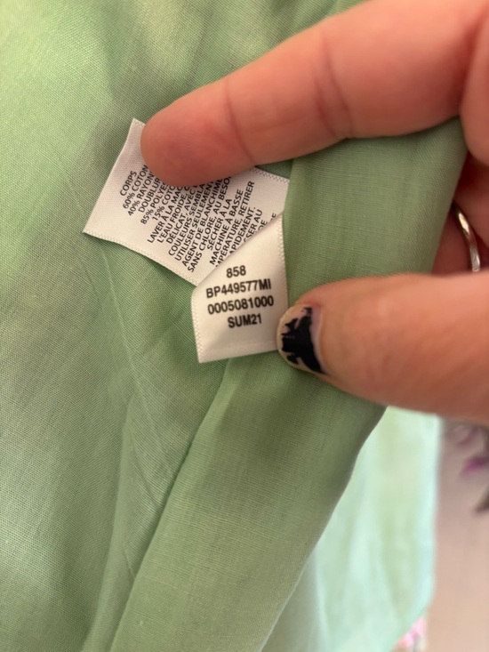 bp Pleated Plaid Mini Skirt Size XL Green Pink Y2K Preppy School Sorority NWT - Picture 7 of 9